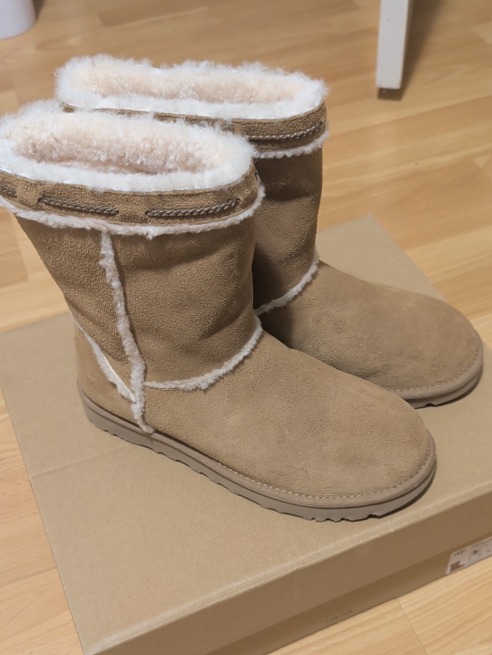 UGG Women's Classic Short Shearling Braid Boots